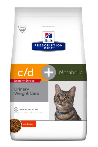 PD FELINE C/D STR+META 1,5KG