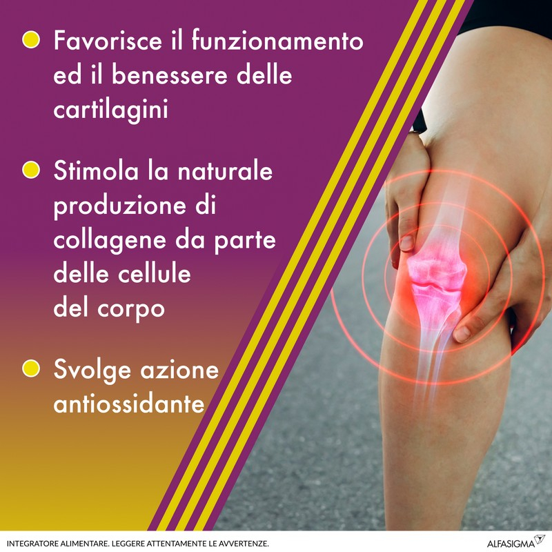 Amedial Plus, Integratore Alimentare per il Benessere delle Atricolazioni, contribuisce a mantenere in  Ossa e delle Cartilagini, 20 Bustine da 5mg da Sciogliere in Acqua