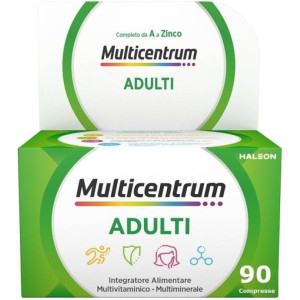 Multicentrum Integratore Alimentare Multivitaminico Multiminerale Vitamina C B6 Calcio Adulti 90 Cpr