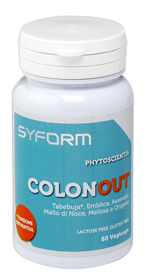 New Syform Colon Out Integratore per Flora Batterica Intestinale 60 capsule