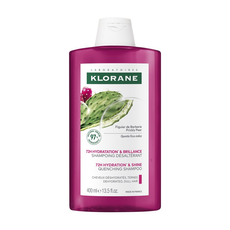 Klorane Shampoo idratante e illuminante Fico d’India, 400ml