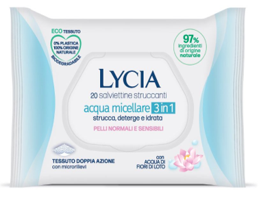 LYCIA Salviette Struccanti Acqua Micell.20pz