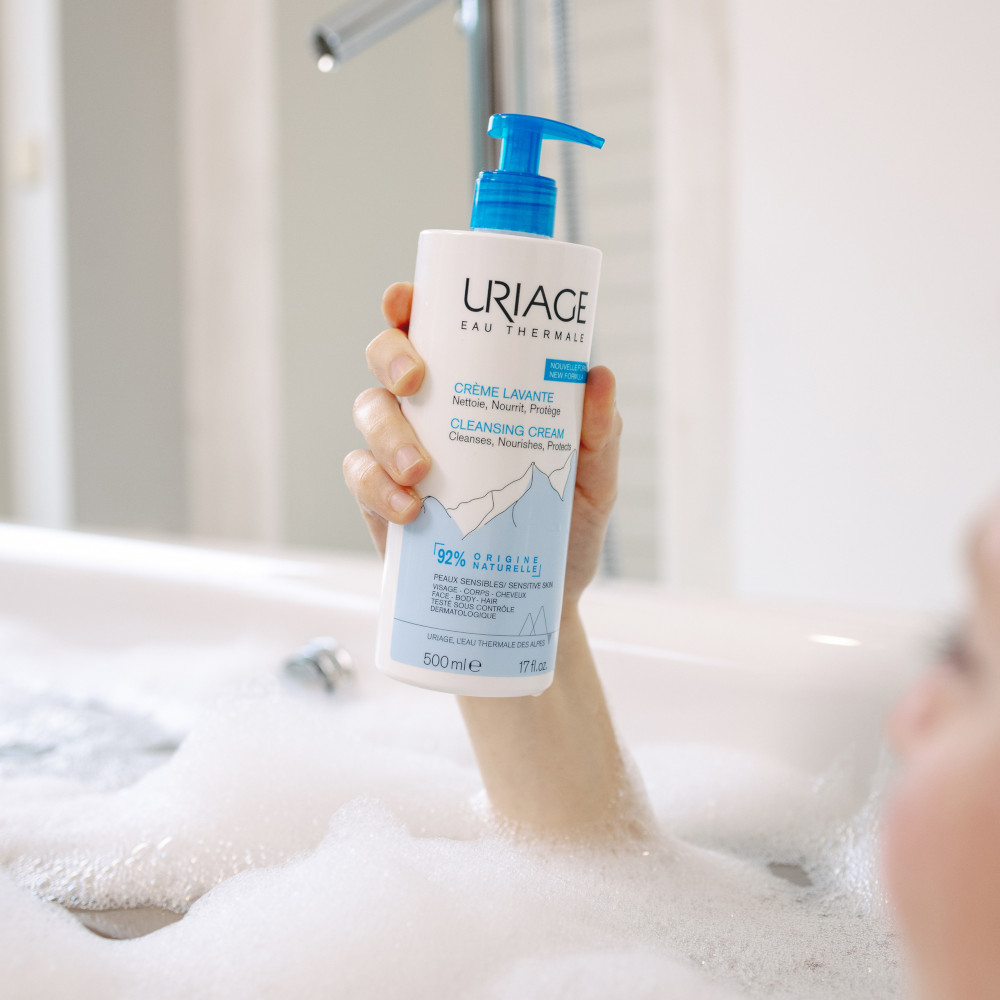 URIAGE CREME LAVANTE T - Detergente idratante ad uso quotidiano 2 in 1 per corpo e capelli 500ML