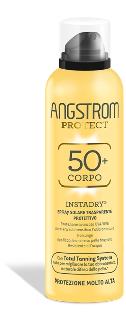 Angstrom Protect SPF50+ Corpo Instadry Spray solare trasparente protettivo 150ml