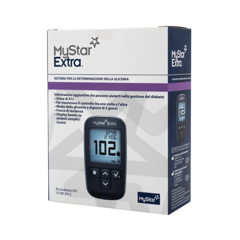 MyStar Extra Kit Glucometro Misuratore Glicemia