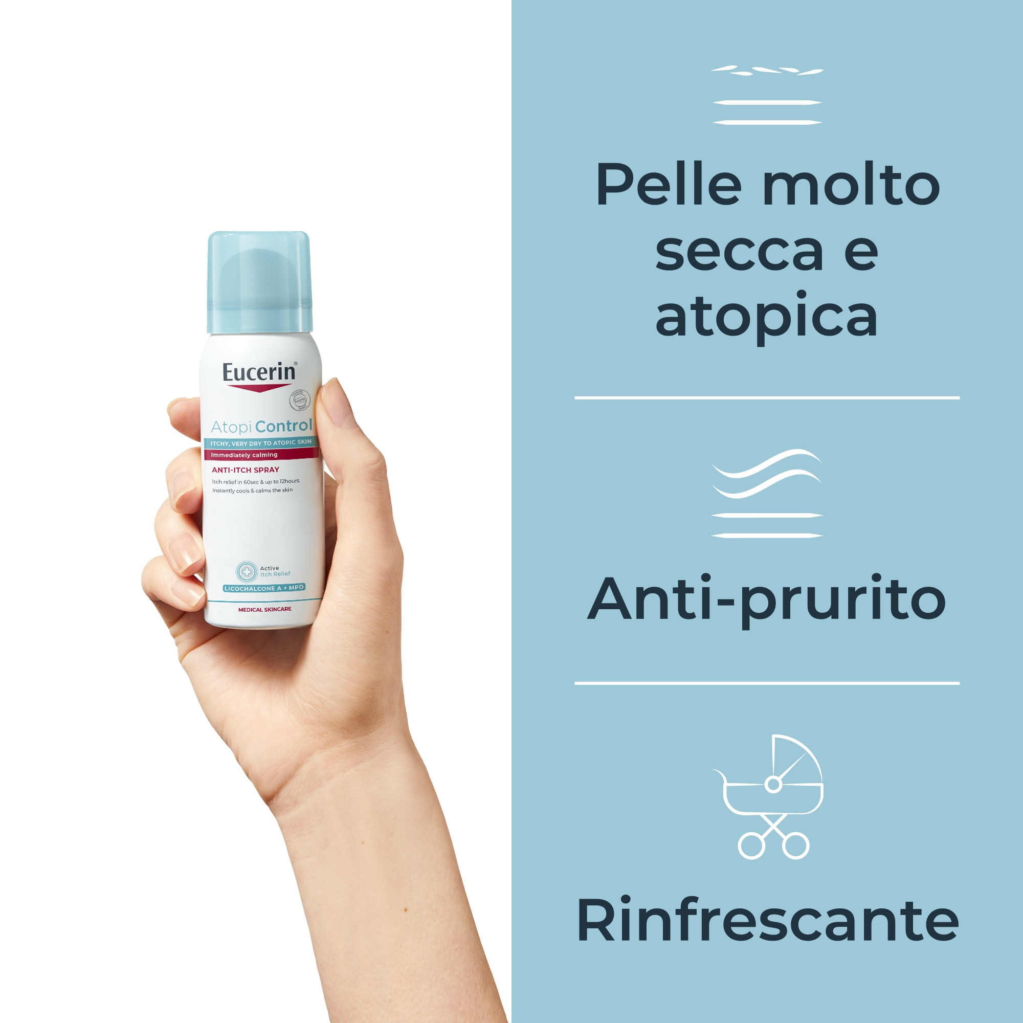 EUCERIN ATOPIC SPR A/PRURI50ML
