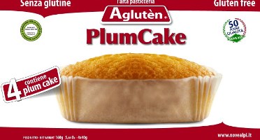 Agluten Plum Cake Senza Glutine 4x40 g