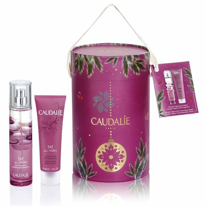 Caudalie Cofanetto Thè Des Vignes Acqua Fresca 100 mL + Crema Corpo 150 mL