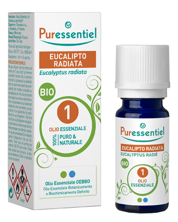 OLIO ESSENZIALE EUCALIPTO RADIATA BIO 10 ML