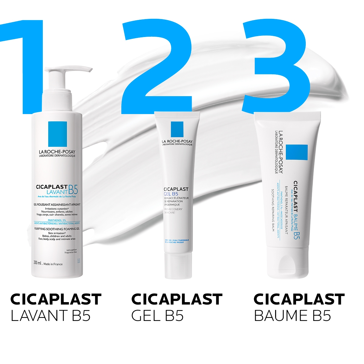 La Roche Posay Cicaplast Lavant B5 Gel Detergente Purificante Lenitivo Pelle Secca 200 ml