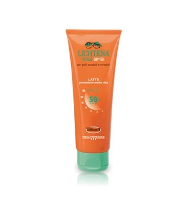 Lichtena Sole Bimbi Latte Solare SPF 50+ Protezione Molto Alta 100 ml