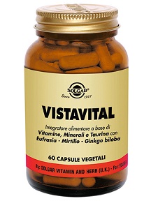 Solgar Vistavital Integratore Vista 60 Capsule Vegetali
