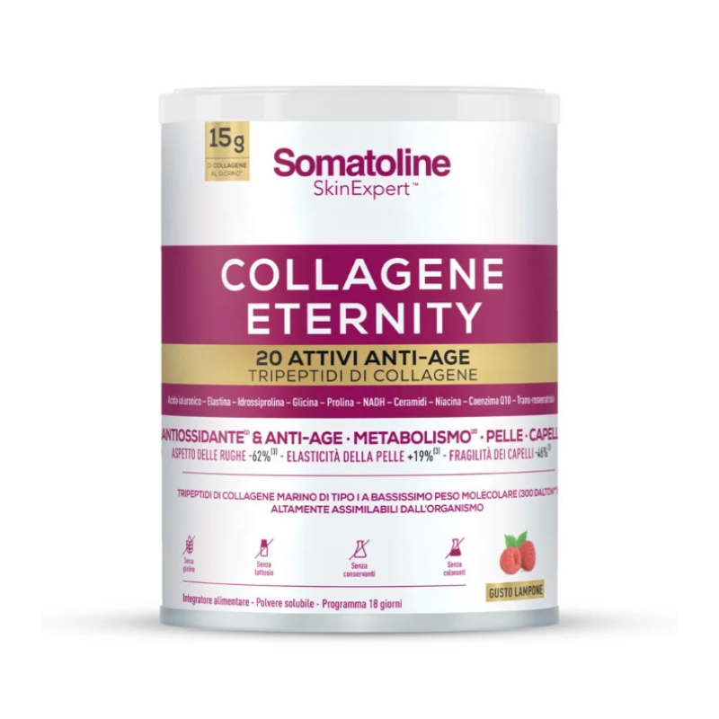 Somatoline SkinExpert Collagene Eternity 309 g Gusto Lampone - Integratore Antiossidante