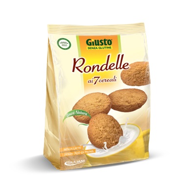 Giusto Rondelle Ai 7 Cereali Biscotti Senza Glutine 250 g