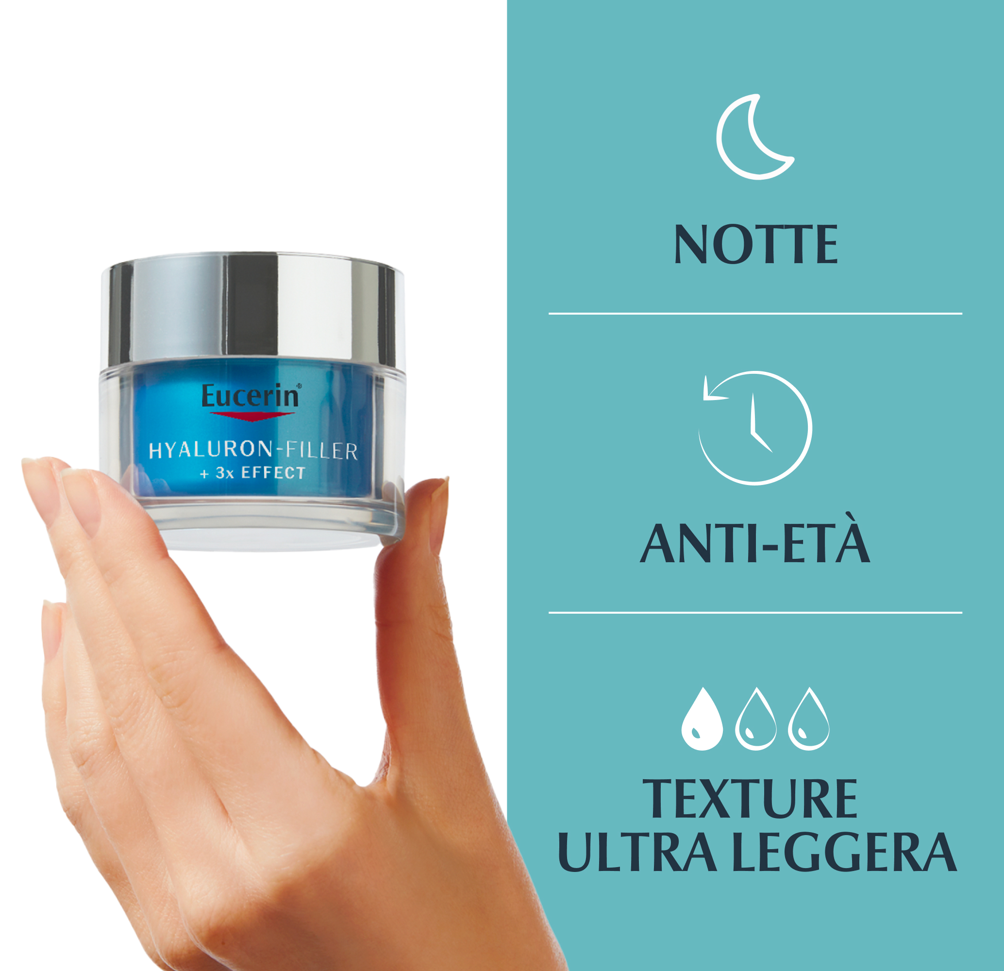EUCERIN HYALURON FILLER - BOOSTER IDRATANTE NOTTE - ANTIAGE
