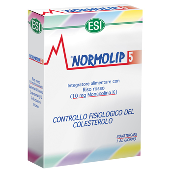 Normolip 5 - Integratore per il controllo del colesterolo - 30 capsule