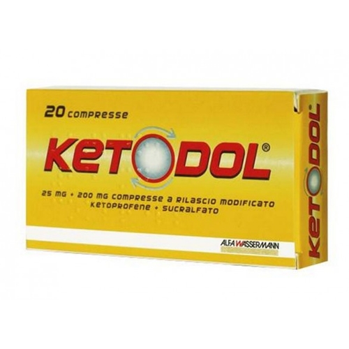 Ketodol - 20 compresse - 25mg + 200mg
