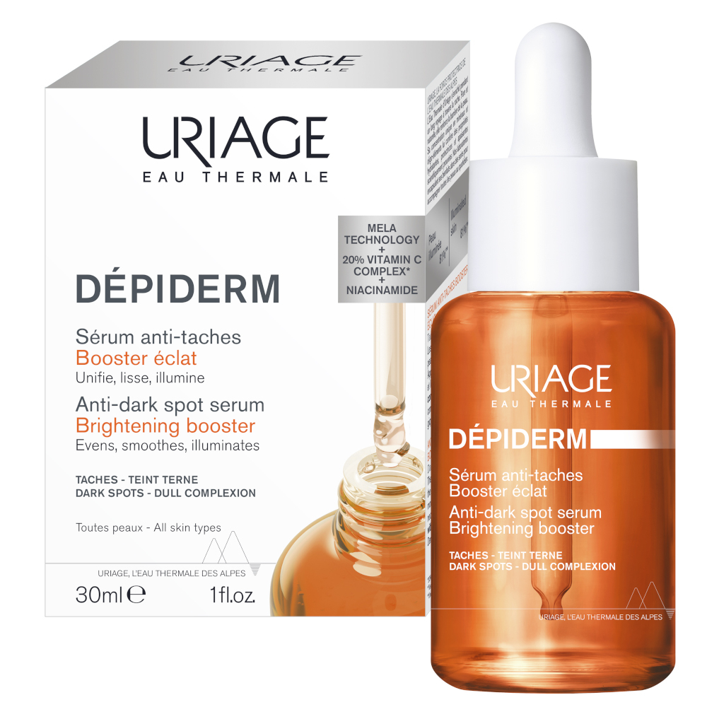 URIAGE DÉPIDERM Siero con vitamina C stabilizzata, soluzione anti-macchie per una pelle luminosa 30ML