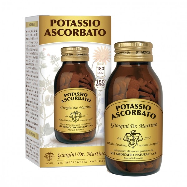 Dr. Giorgini Potassio Ascorbato Integratore Antiossidante 180 Pastiglie