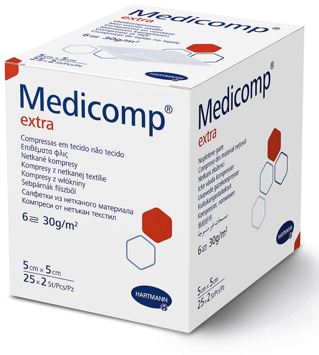 GARZA MEDICOMP EX TNT 5X5 50PZ