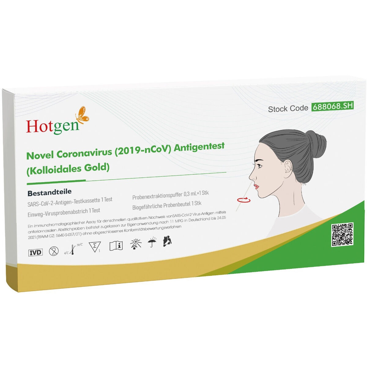 Hotgen Test Coronavirus (2019-nCoV) Tampone antigenico rapido