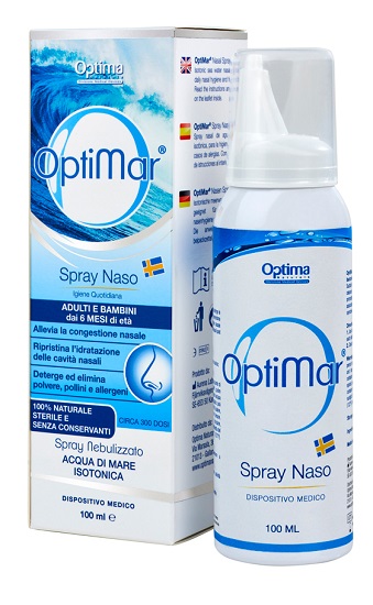 Optimar Spray Naso Soluzione Isotonica Decongestionante 100 ml