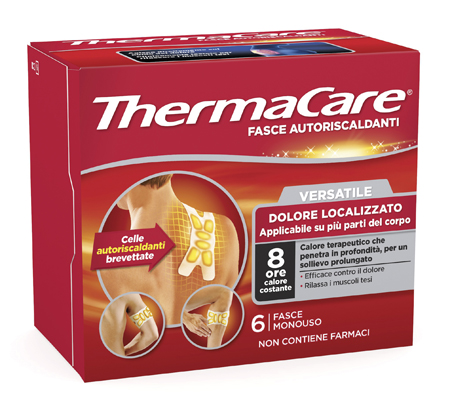 Thermacare Fasce Autoriscaldanti e Versatili 6 pezzi
