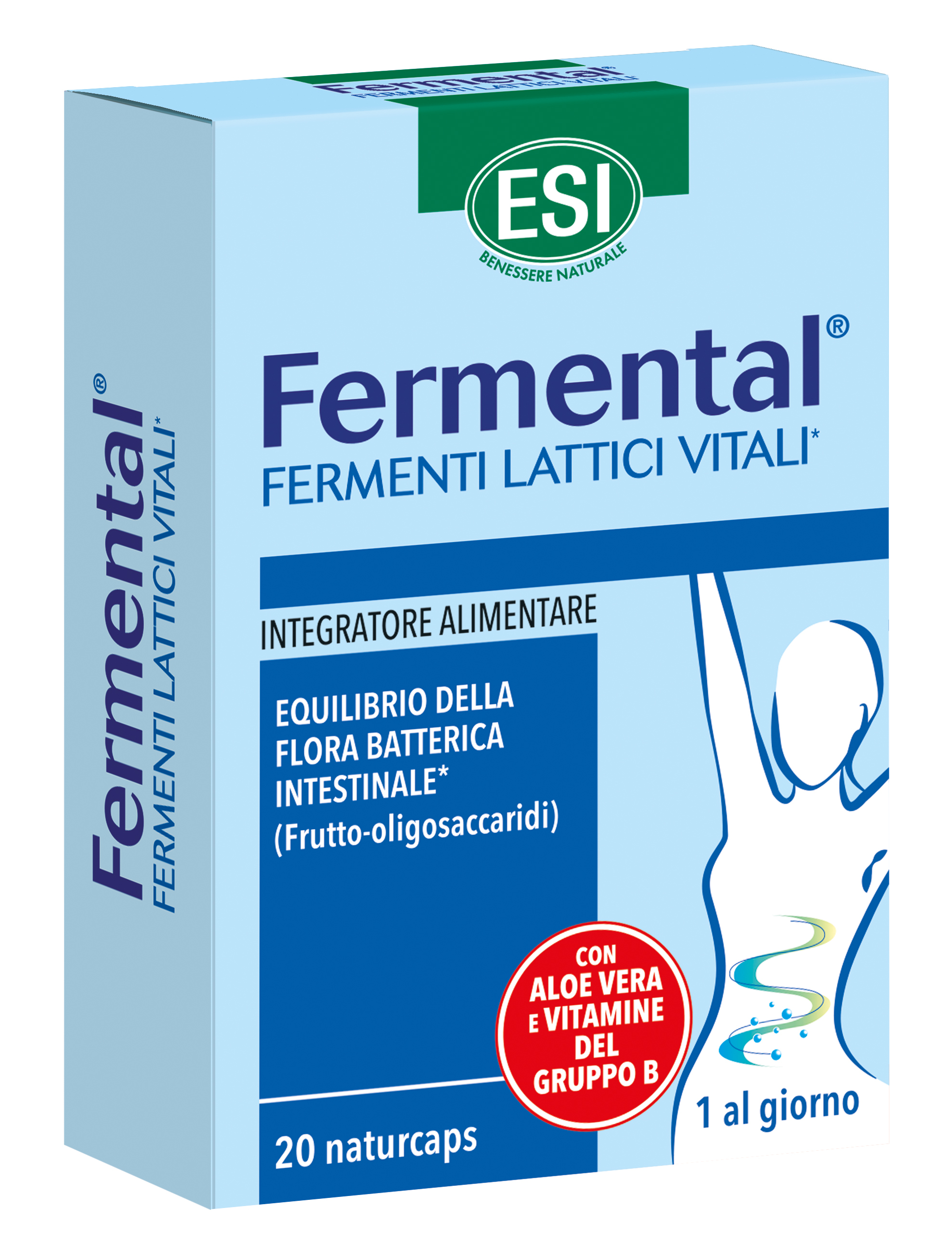 Esi Fermental Max Naturcaps Integratore Intestinale 20 Capsule