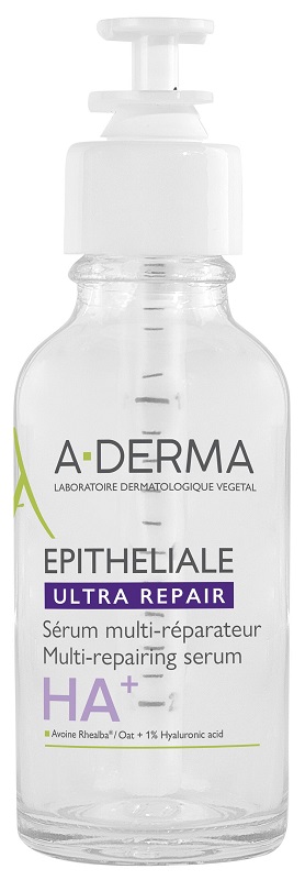 A-Derma Epitheliale Ultra Repair  Siero multi-ristrutturante, Anti-rughe, Acido Ialuronico, 30ml