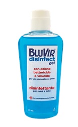 BLUVIR GEL MANI disinfettante con azione VIRUCIDA E BATTERICIDA  75 ml 