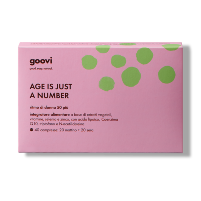 GOOVI AGE IS JUST A NUMBER Ritmo Donna 50+ 40 compresse 