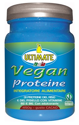 Ultimate Wellness Vegan Proteine Cacao Integratore Vegano Proteico 450 g