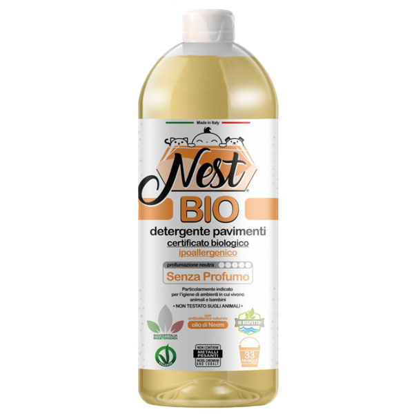 MAST NEST BIO DETERGENTE PAVIMENTI IPOALLERGENICO SENZA PROFUMO 1LT