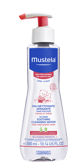 Mustela Pelle Ipersensibile Fluido Detergente lenitivo senza risciacquo 300ml
