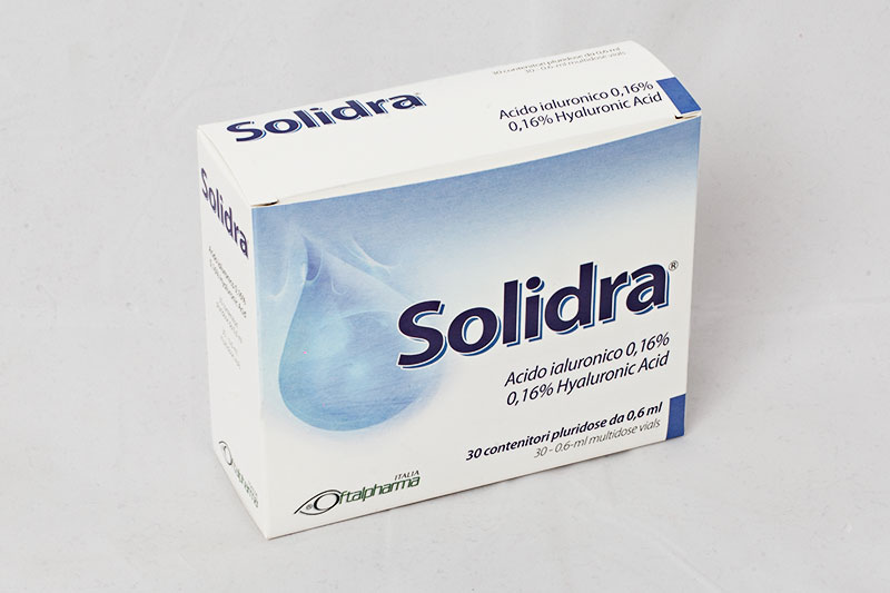 Solidra Collirio Per Protezione Corneale 30 Flaconcini 0,6 ml