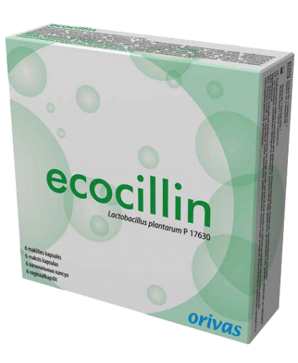 Ecocillin Lactobacillus plantarum 6 Capsule Vaginali