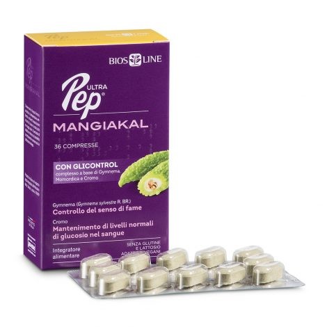 Ultra Pep MangiaKal con Glicontrol Integratore Bruciagrassi 36 Compresse