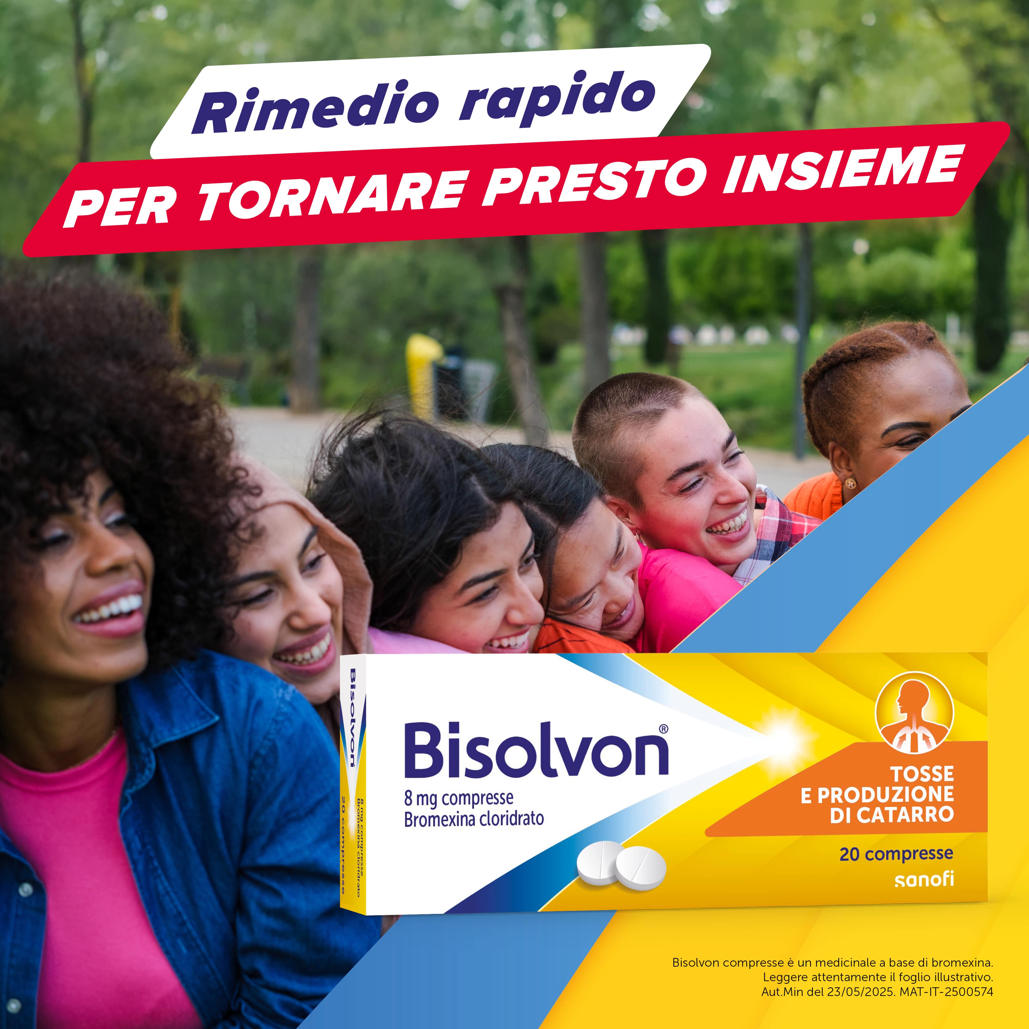 Bisolvon - Mucolitico per tosse grassa - 20 compresse - 8 mg