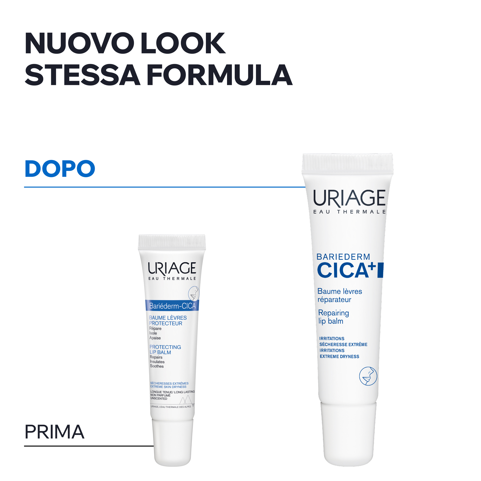 Uriage Bariéderm Cica-Levres - Balsamo Riparatore Protettivo Per Labbra Secche E Screpolate 15 ml