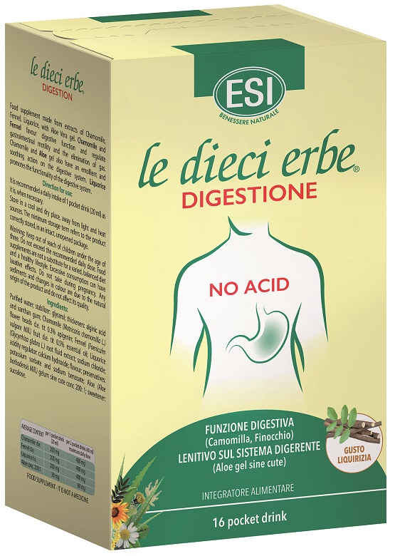 LE DIECI ERBE Digest.16 Pocket