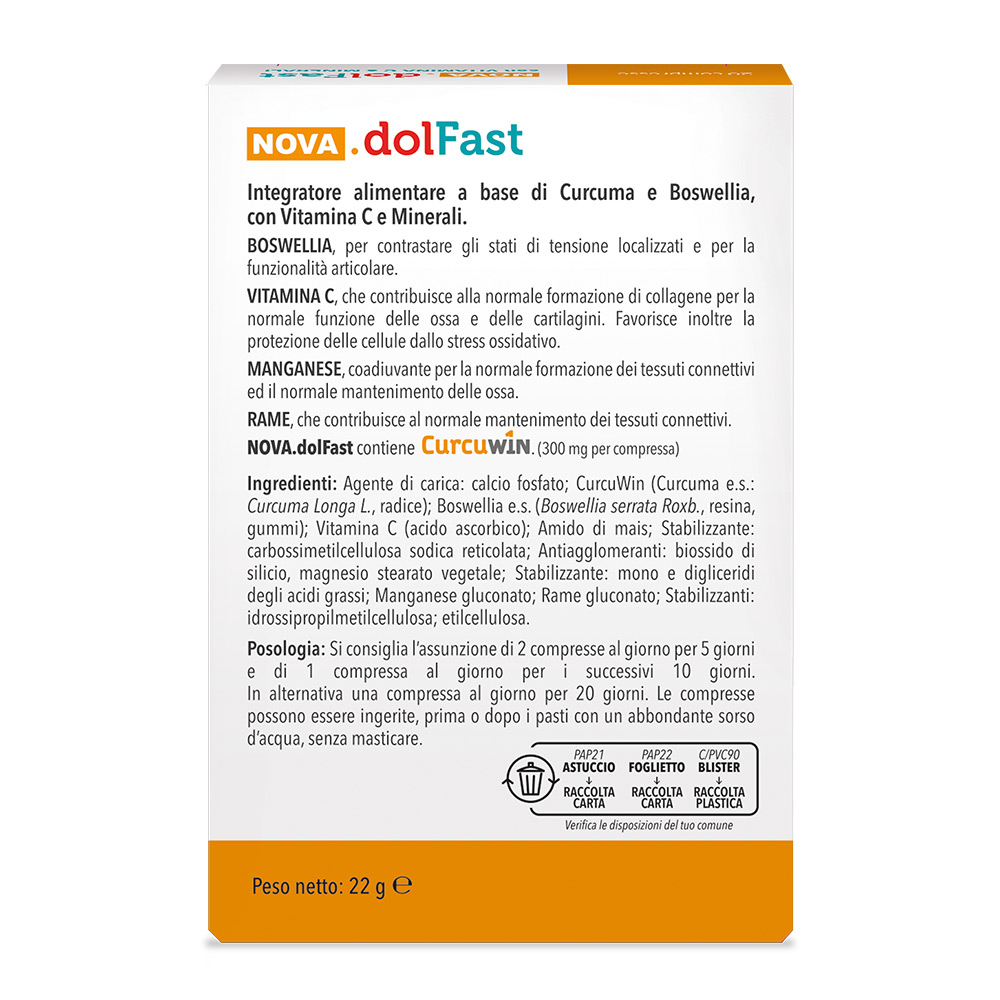 Nova Dolfast Integratore 20 Compresse