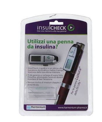 Insulcheck Flexpen Dispositivo Per Diabetici Registrazione tempo ultima iniezione 1 Pezzo