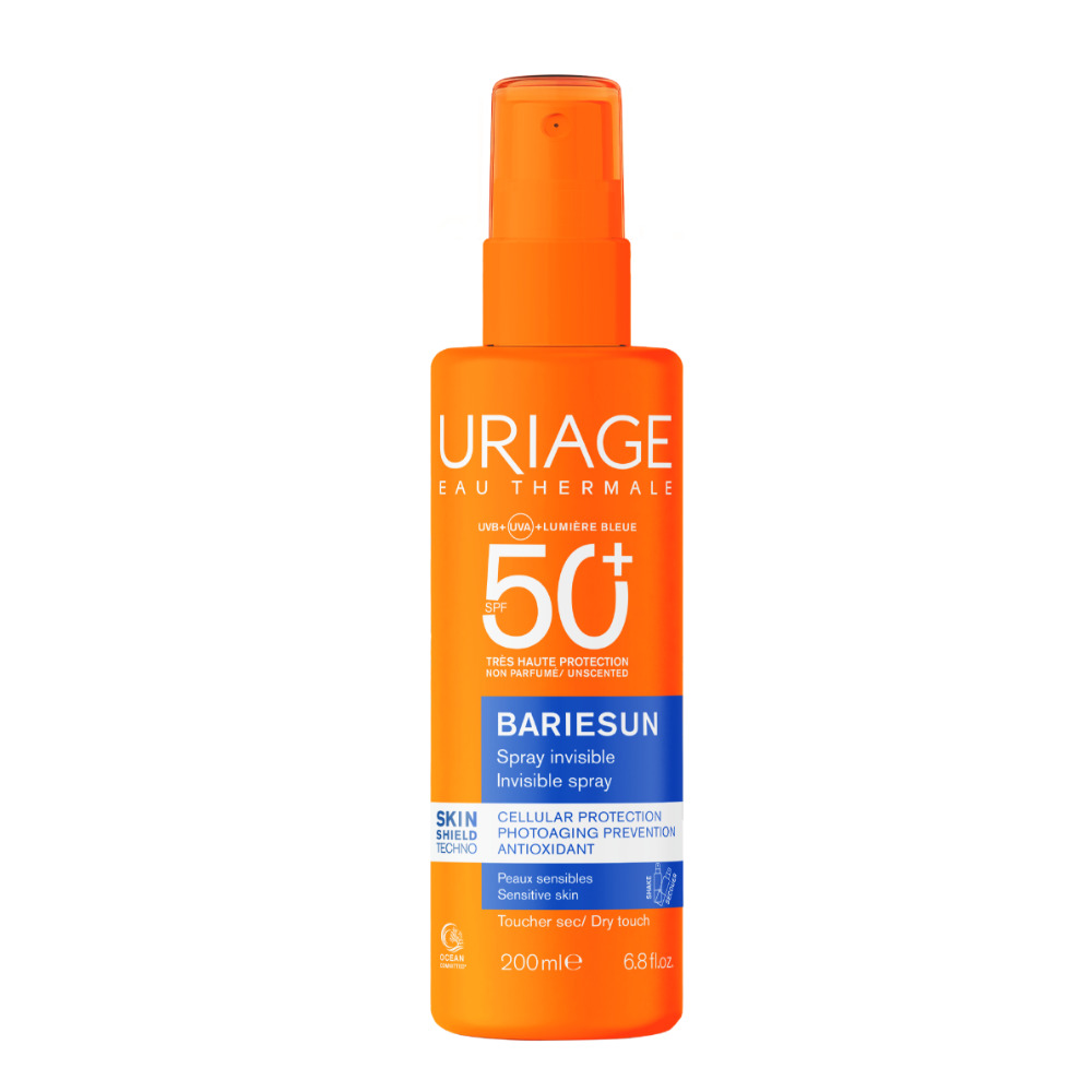 Uriage - Bariésun Spray Solare Invisibile SPF50+ Senza Profumo Viso E Corpo 200 ml