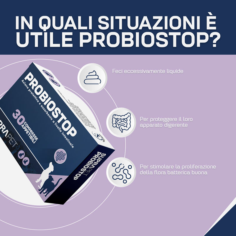 Suprapet probiostop 30 compresse