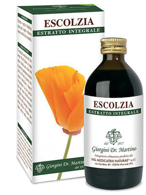 Dr. Giorgini Escolzia Estratto Integrale Integratore Rilassante 200 ml
