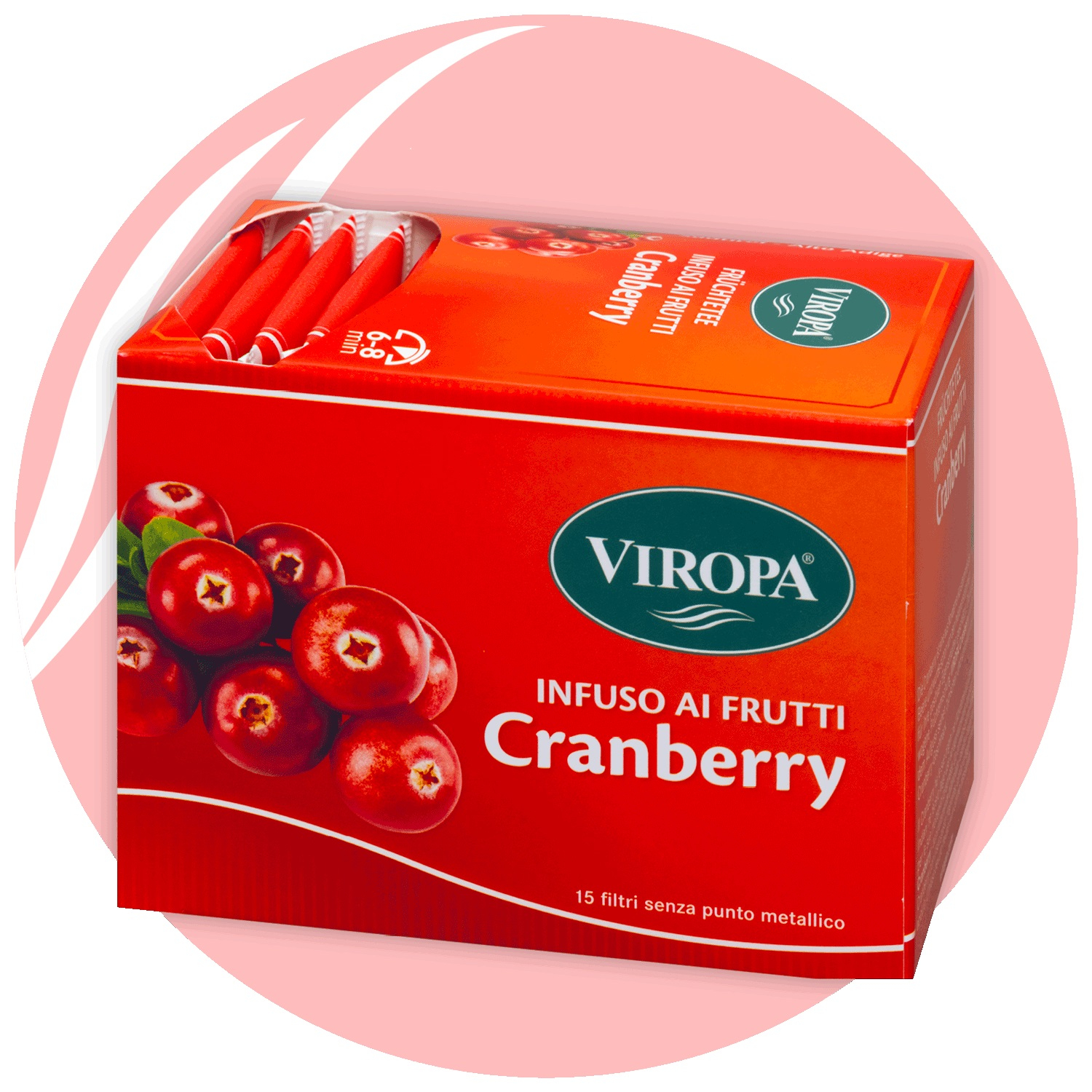 Viropa Cranberry Infuso ai Frutti 15 Bustine
