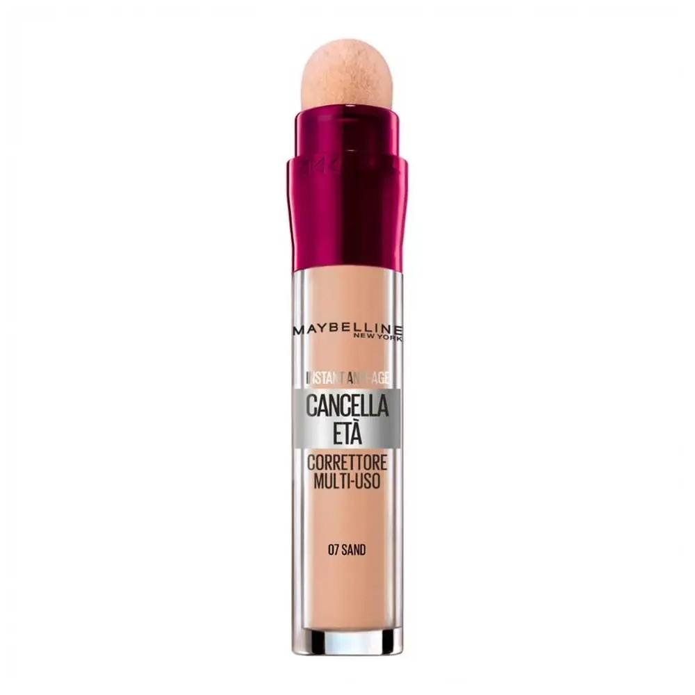 Maybelline Instant Anti Age Correttore Liquido Cancella Età 07 Sand, 6.8ml