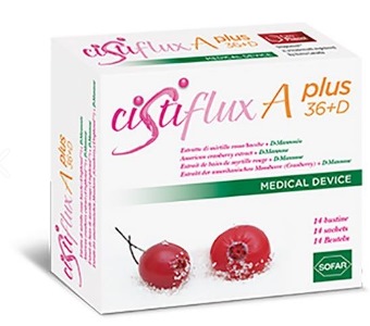 Sofar Linea Benessere Vie Urinarie Cistiflux Plus A36+D Integratore 14 Bustine