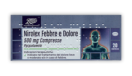 NIROLEX FEBBRE DOL*20CPR 500MG