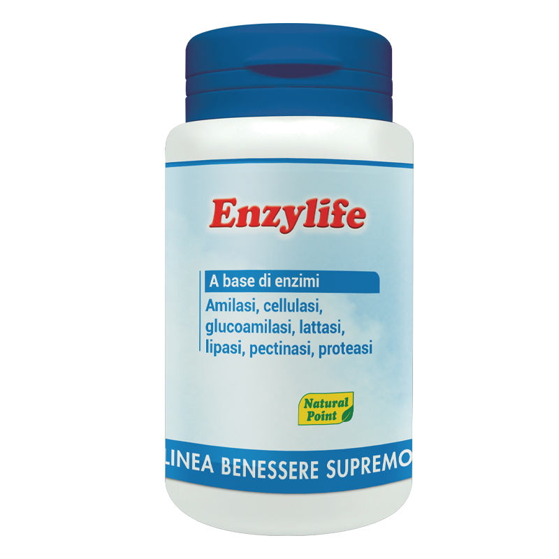 Enzylife Natural Point - Integratore per la digestione - 120 capsule